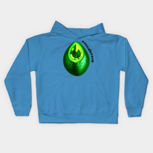 The king of avocado Kids Hoodie